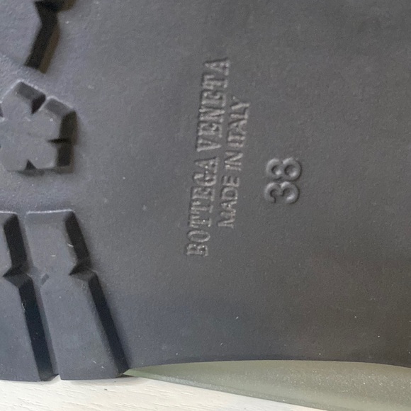 BOTTEGA VENETA Intrecciato Weave Calf Leather Lamb Fur Lined Combat Boots-Sz 8 - Picture 14 of 15